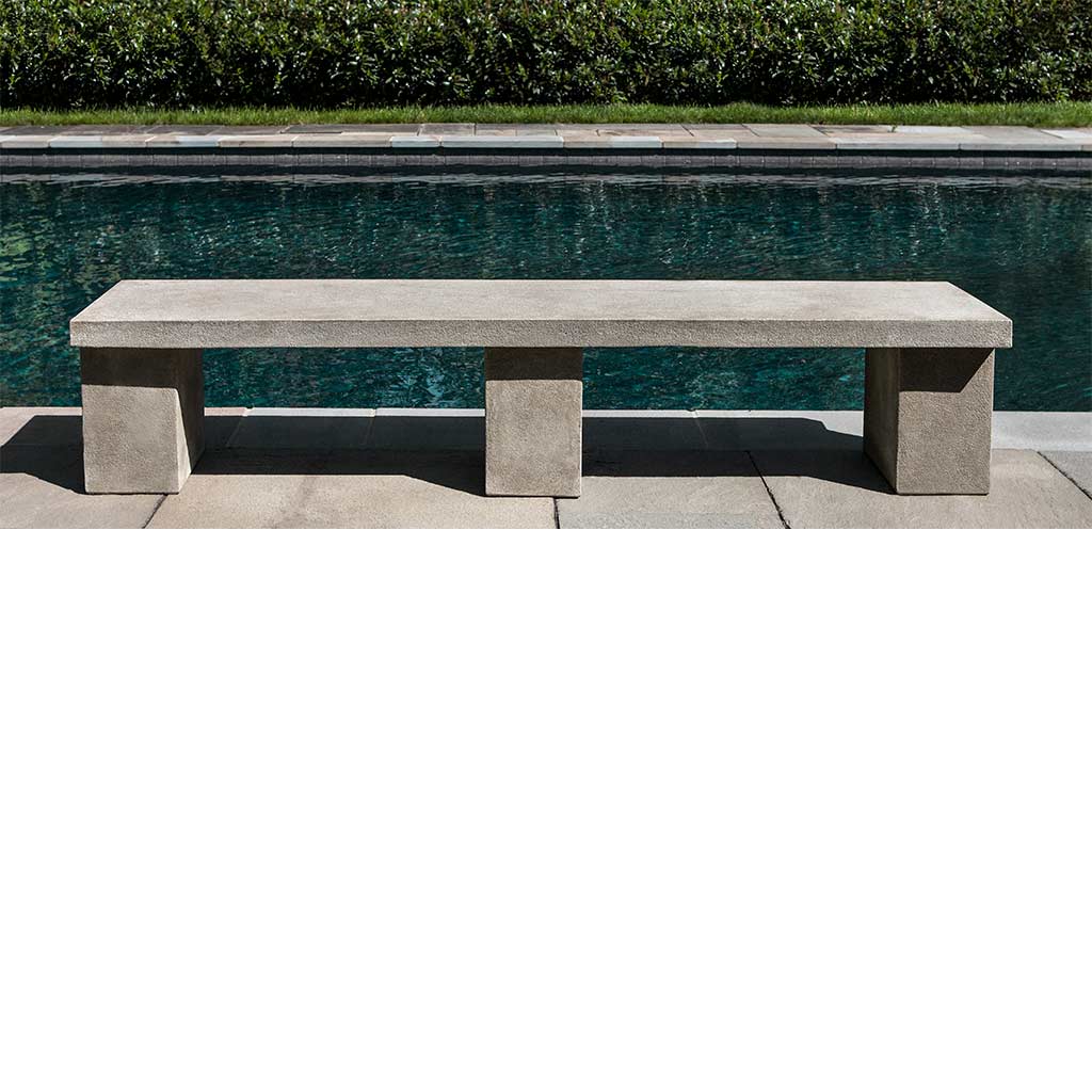 Biscayne Bench in Verde finish