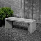 Chenes Brut Bench in Greystone finish