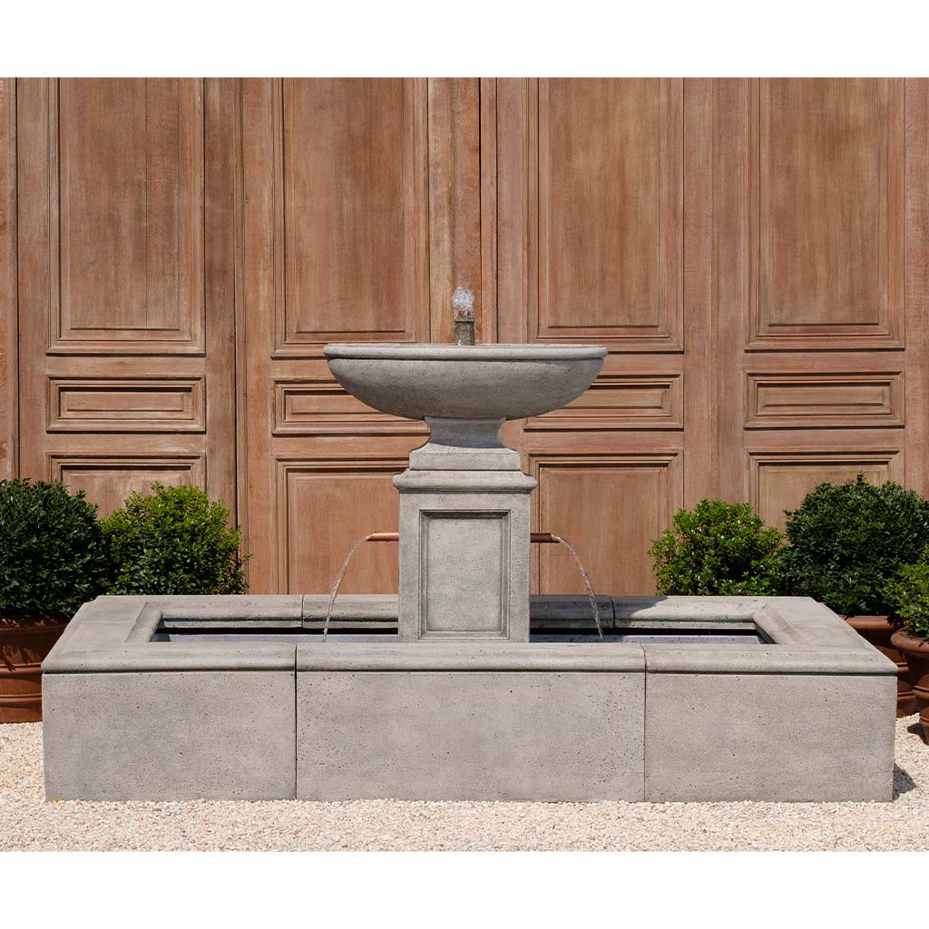 La Riviere Fountain outdoor fountain in Alpine Stone