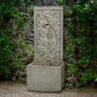 Sugar Hill Wall Fountain in Alpine Stone finish by Campania