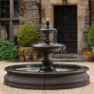 Caterina Estate Fountain with Basin in Nero Nuovo finish by Campania