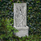 Dragonfly Wall Garden Fountain in Alpine Stone finish