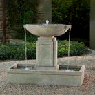 Austin Courtyard Fountain in Alpine Stone finish by Campania