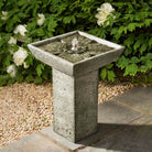Andra Fountain outdoor garden fountain in Alpine Stone finish