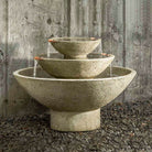 Carrera Oval Fountain outdoor fountain in Verde
