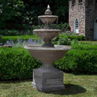 Fonthill Tiered Garden Fountain in Alpine Stone finish