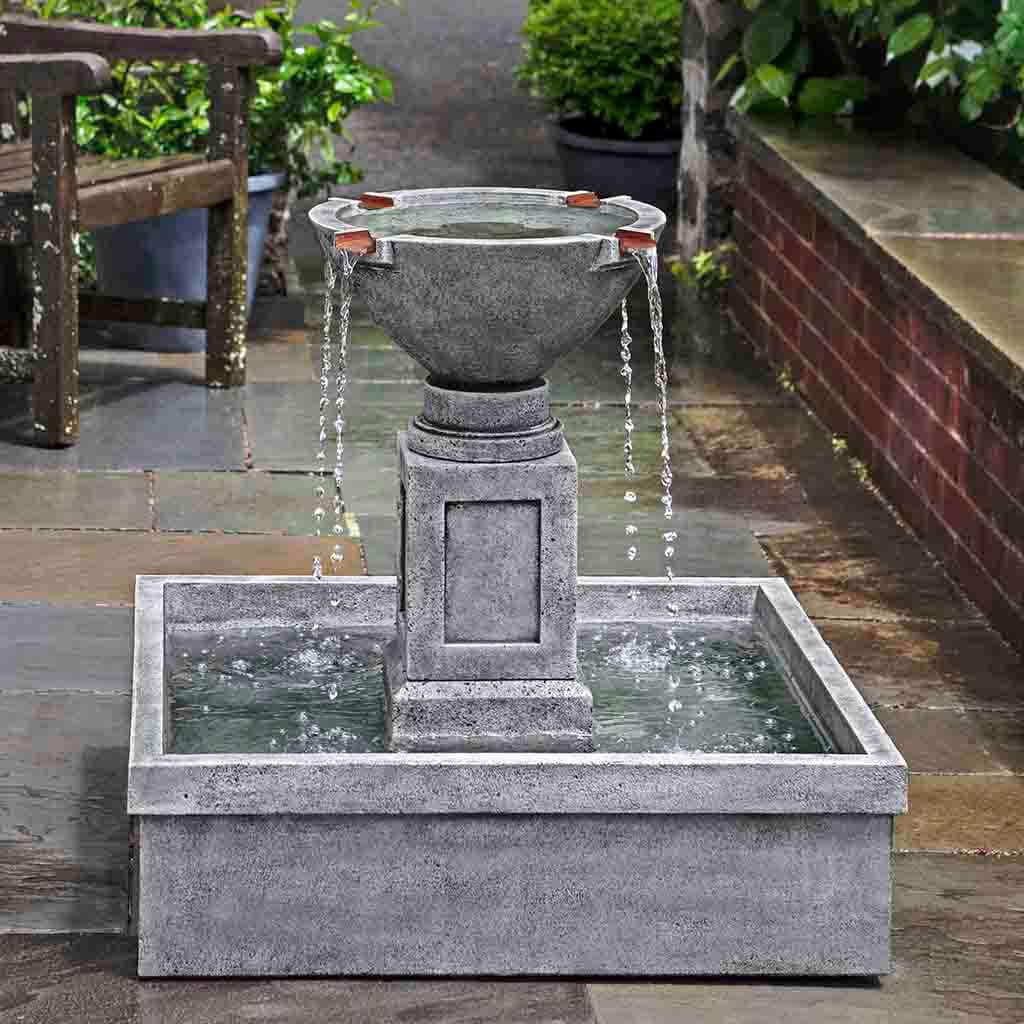 Rittenhouse Fountain outdoor fountain in Alpine Stone
