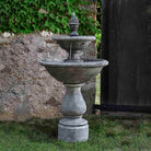 Charente Fountain outdoor garden fountain in Alpine Stone finish