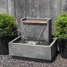 Falling Water 2 Fountain outdoor garden fountain in Alpine Stone finish