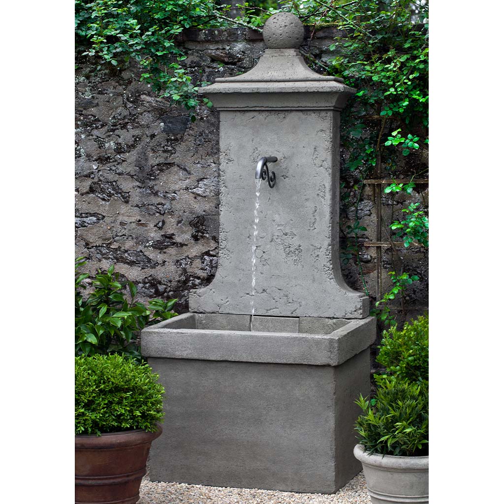 Vence Wall Garden Fountain in Alpine Stone finish