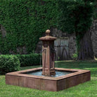 Luberon Estate Garden Fountain in Aged Limestone finish