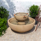 Small Del Rey Garden Fountain in French Limestone finish