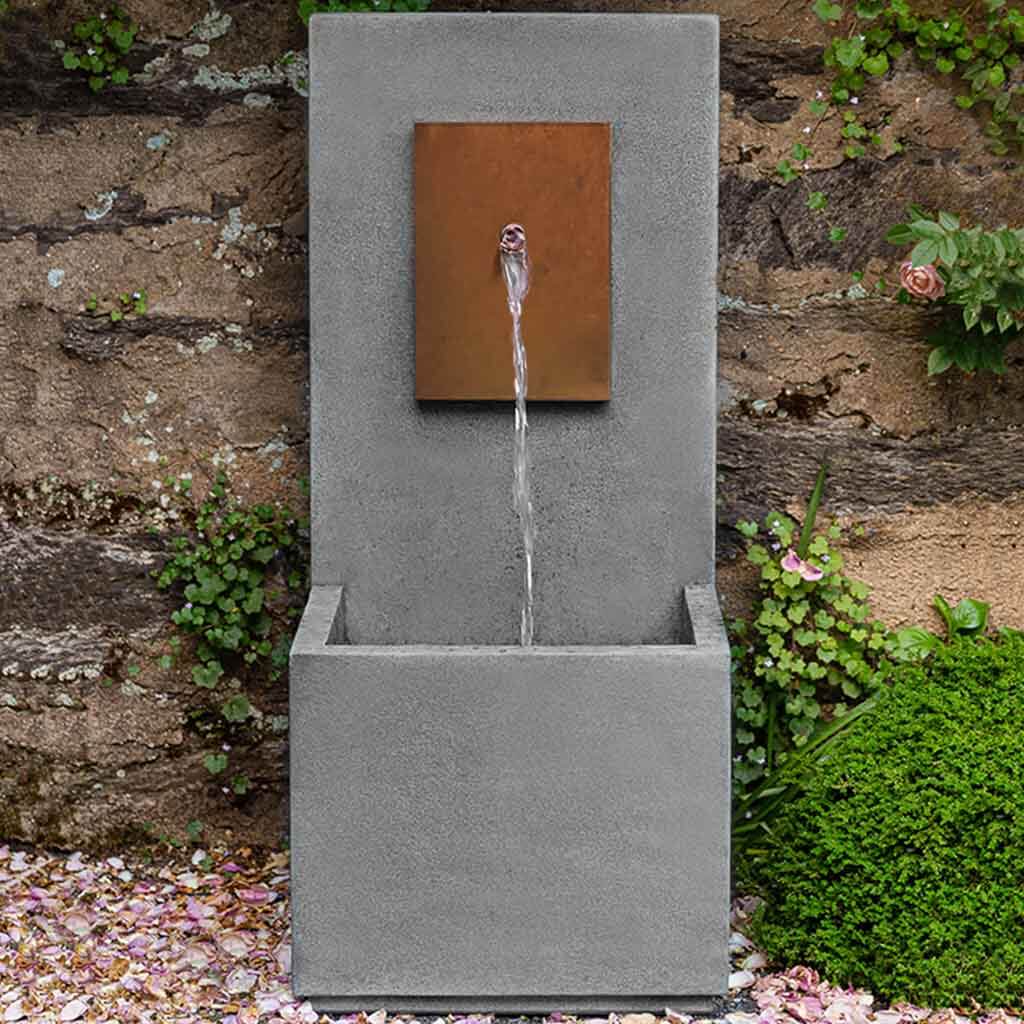 MC 4 Fountain - Corten Face outdoor fountain