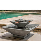 Facet Fountain outdoor fountain in Greystone