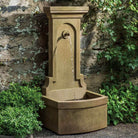 Loggia Fountain outdoor fountain in Aged Limestone