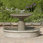 Esplanade Fountain outdoor garden fountain in Verde finish