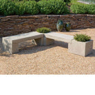 Modular Bench Configuration 2 in Verde finish